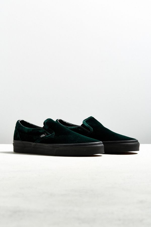 vans slip on velour vans slip on velour