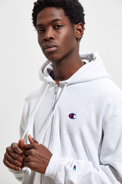 champion reverse weave hoodie zip