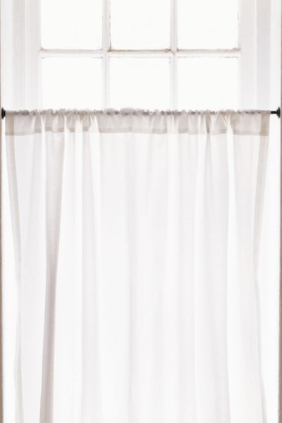 Black Curtain Rods Tie Backs Hardware Urban Outfitters