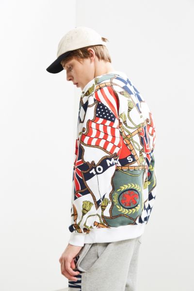 tommy 90s flag hoodie