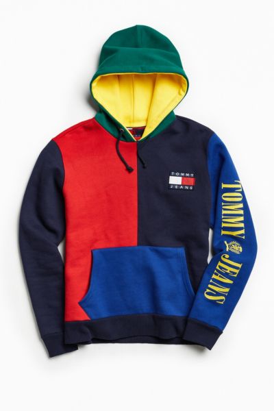 tommy jeans sweatshirt colorblock