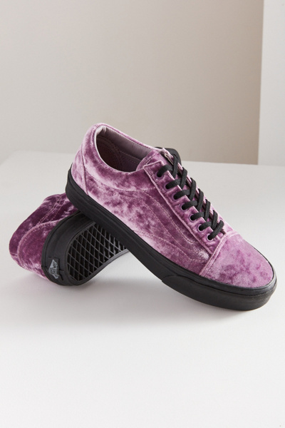 pink velvet vans
