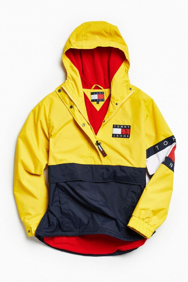 Tommy Hilfiger Colorblocked Pullover Windbreaker Jacket Urban Outfitters