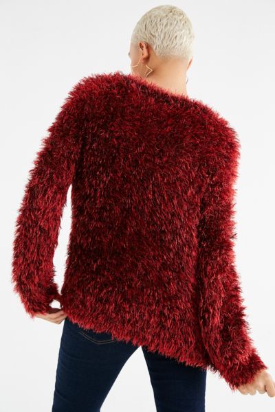 urban outfitters fuzzy cardigan