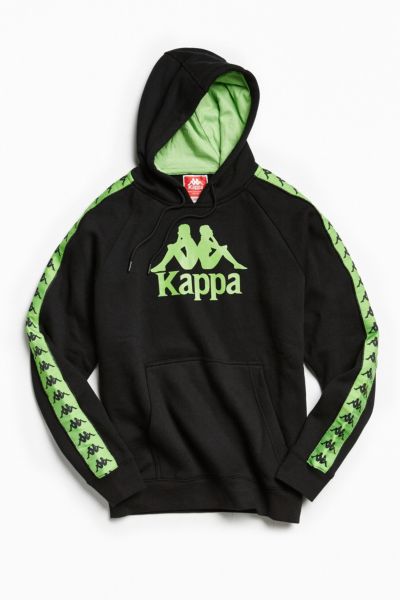 kappa lime green hoodie