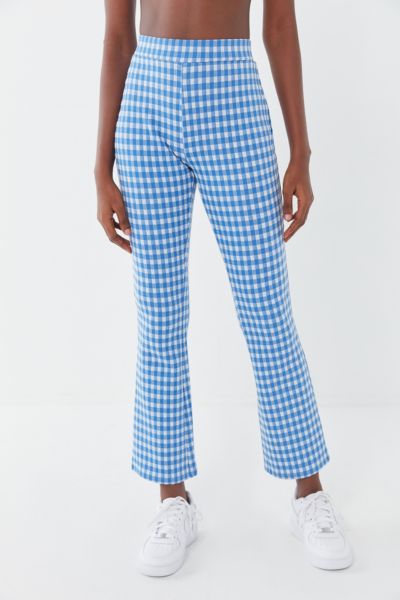 UO Casey Kick Flare Patterned Pant 