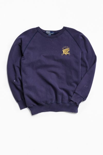 polo ralph lauren crest crew neck sweatshirt