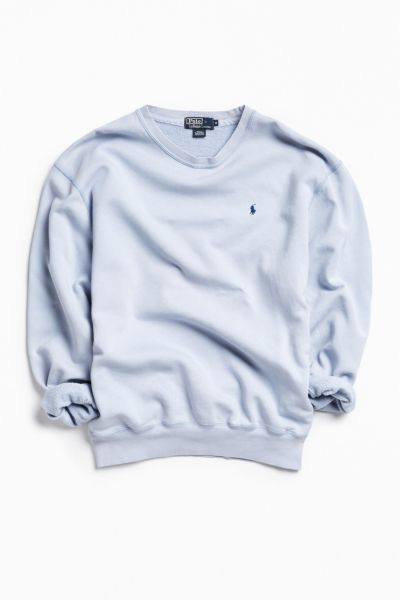 baby blue crew neck sweatshirt