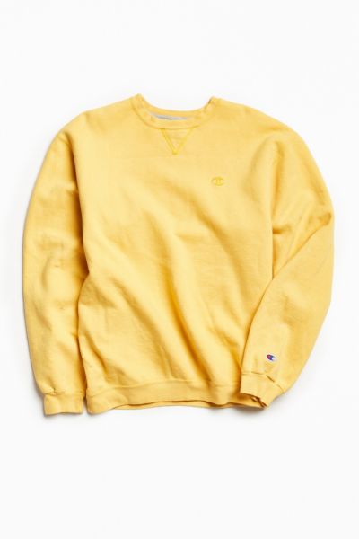 yellow champions sweatshirt
