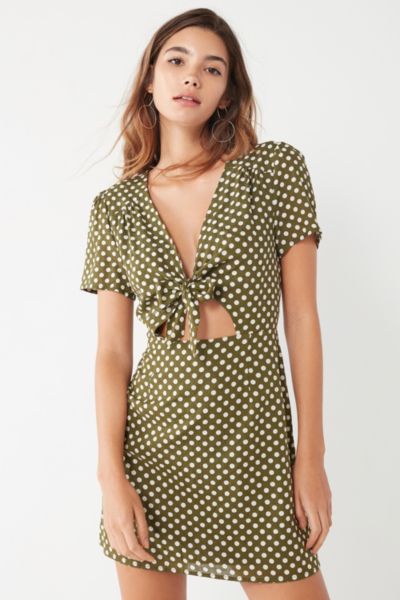 polka dot dress urban outfitters