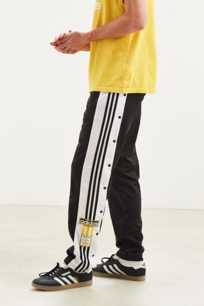 adidas track pants with snaps