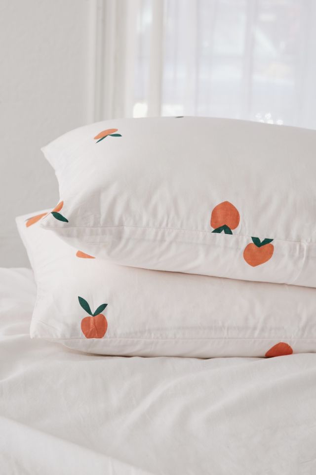 Peaches Pillowcase Set Urban Outfitters