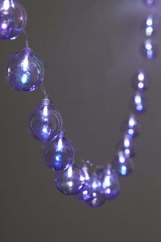 Iridescent Globe String Lights Urban Outfitters