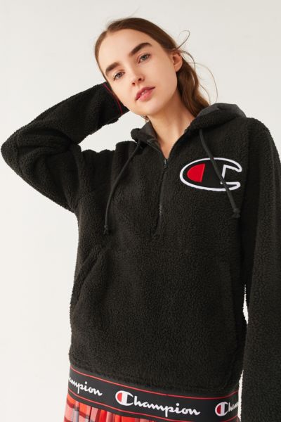 champion sherpa pullover hoodie