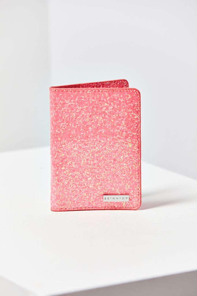 Skinnydip Glitter Passport Holder Urban Outfitters Canada
