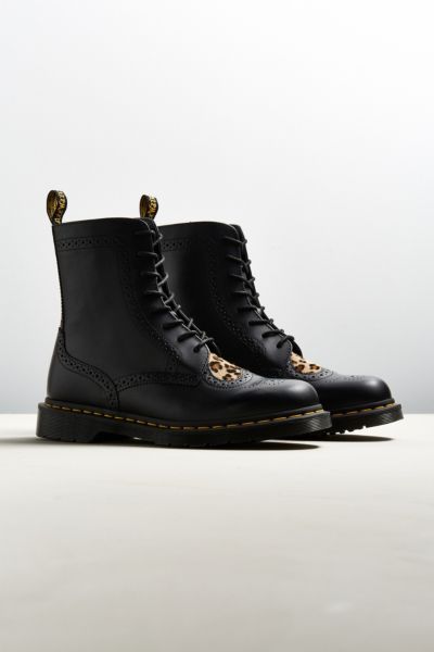 Dr. Martens Bently II Leopard Heart Boot | Urban Outfitters