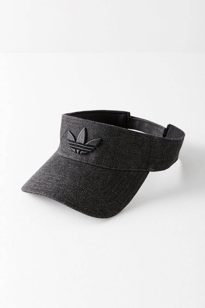 adidas Originals Black Trefoil Visor Urban Outfitters