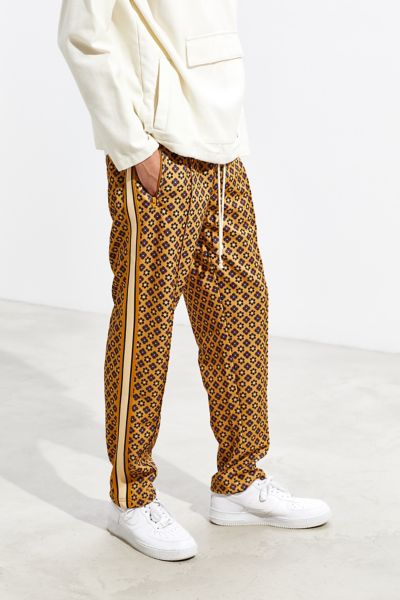 red mens track pants