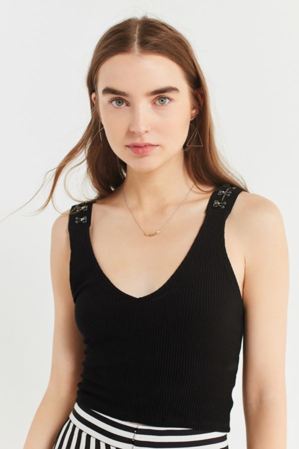 Project Social T Hannah Hook + Eye Tank Top | Urban Outfitters