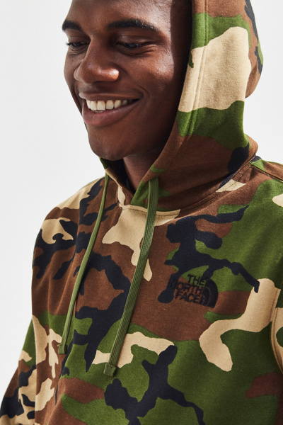 the north face camo hoodie