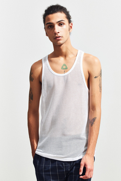 calvin klein body mesh tank top