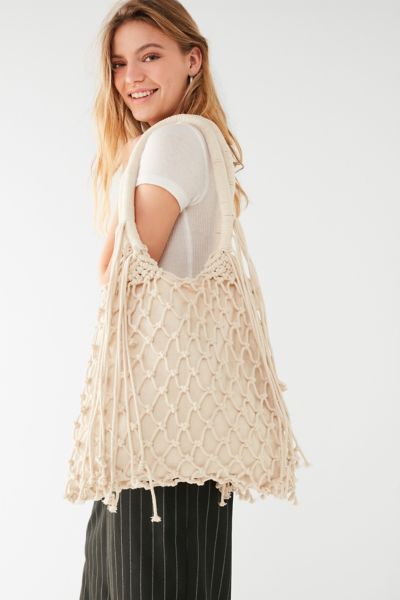 macrame net bag