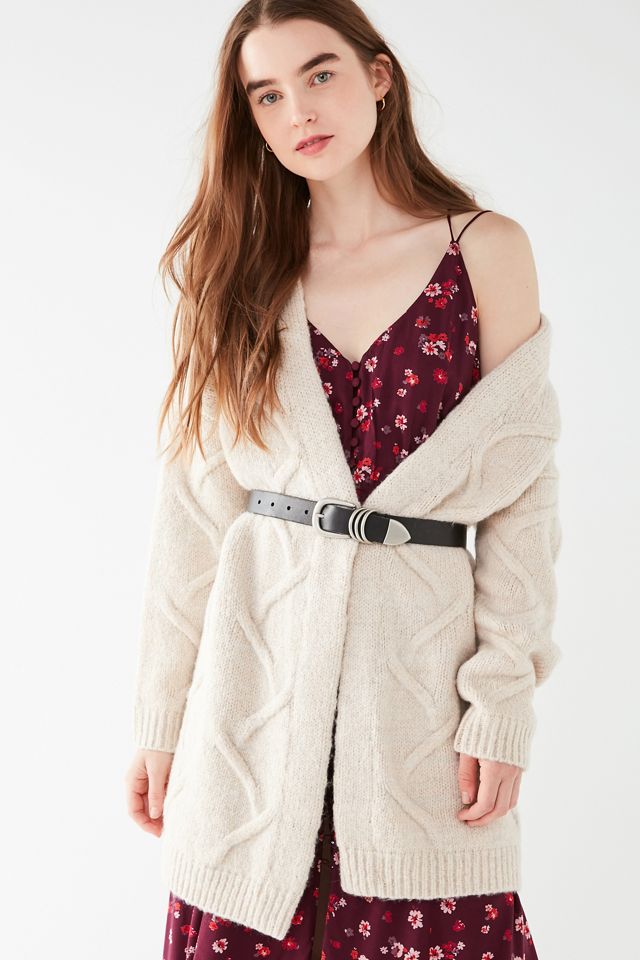 UO Sparkle All Day Glitter Cardigan Urban Outfitters Canada