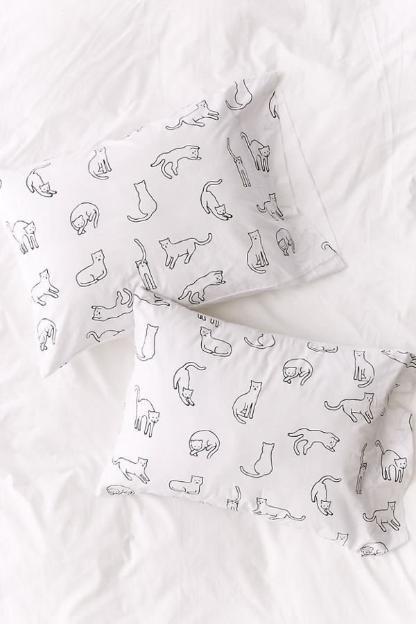 Cat Nap Pillowcase Set Urban Outfitters