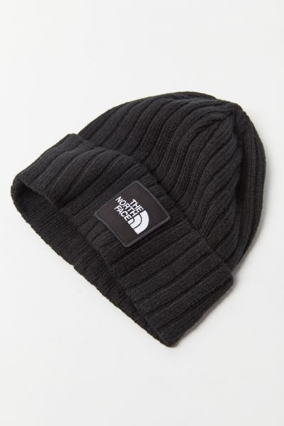 tnf logo boxed cuffed beanie
