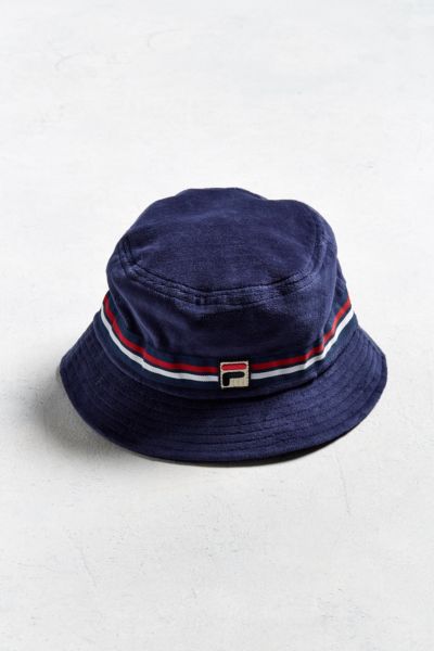 yellow fila bucket hat