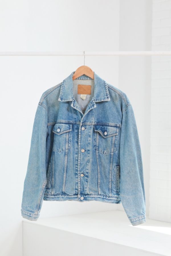 Vintage Levis Icy Wash Denim Trucker Jacket Urban Outfitters 9035