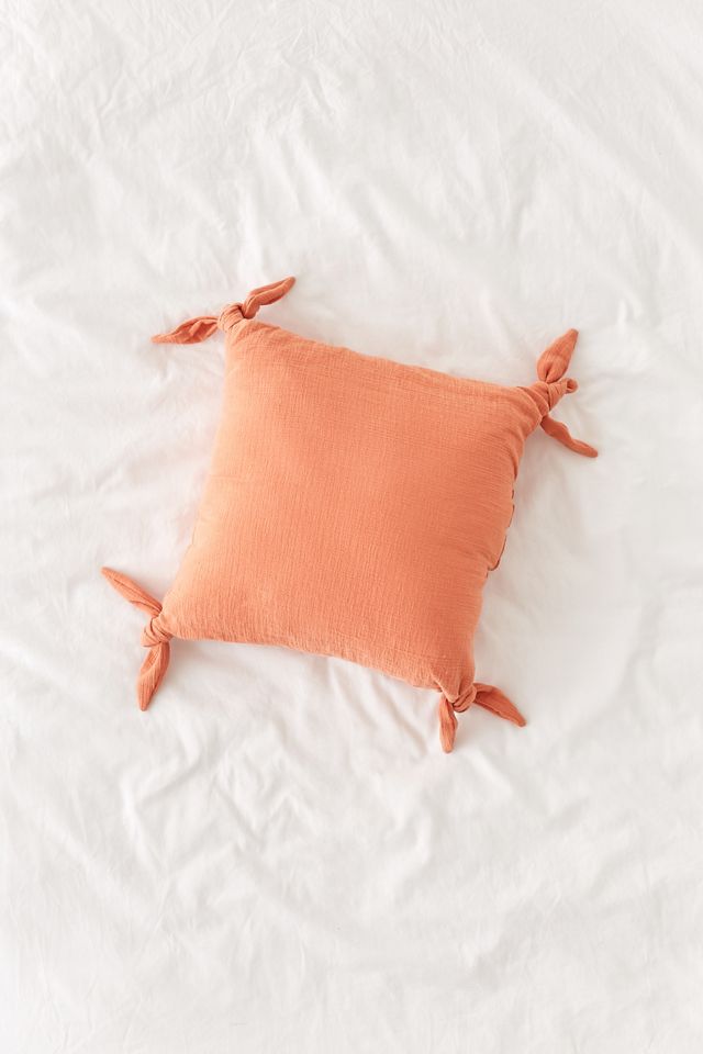 Knotted Ties Throw Pillow Urban Outfitters
