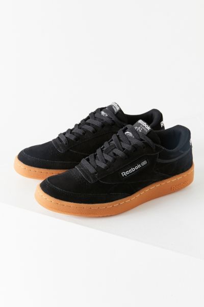 reebok black suede gum sole