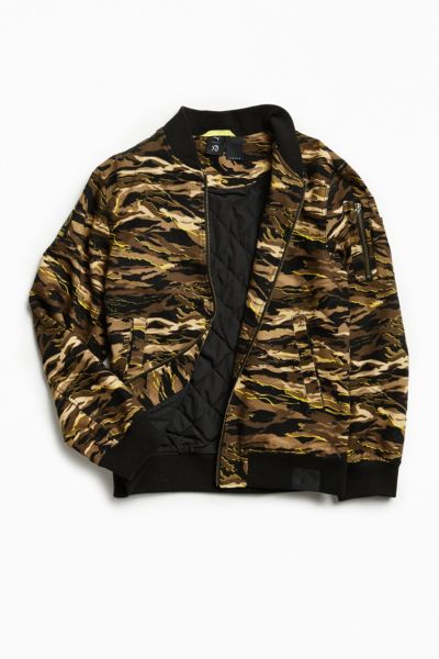 puma camo bomber jacket