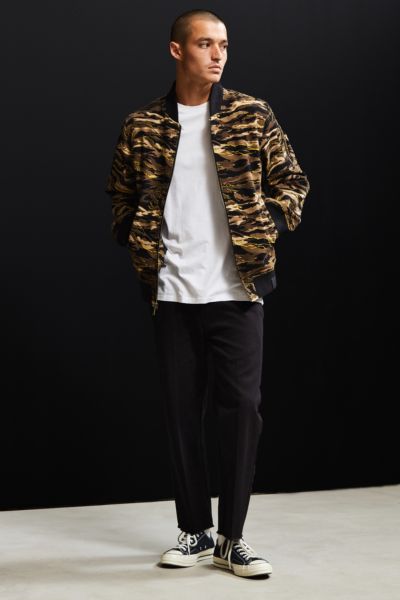 puma camo bomber jacket