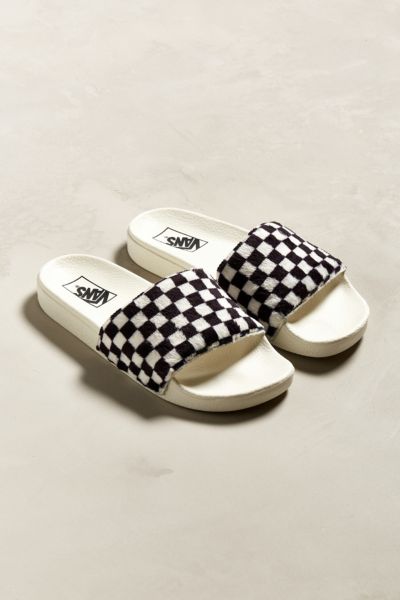 checkered sandals