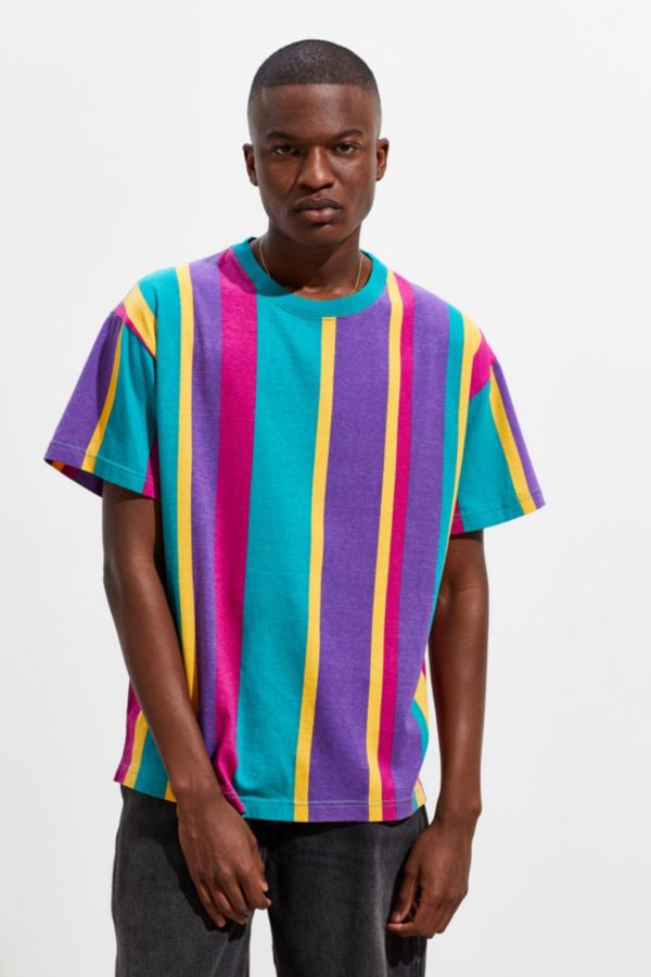 UO Dillon Vertical Stripe Tee | Urban Outfitters