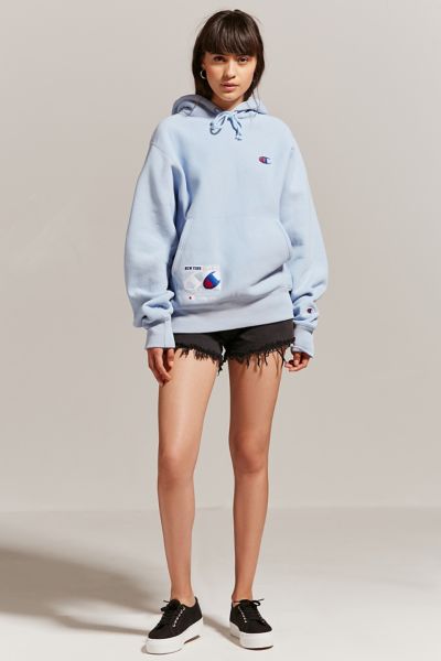 champion & uo novelty graphic hoodie sweatshirt