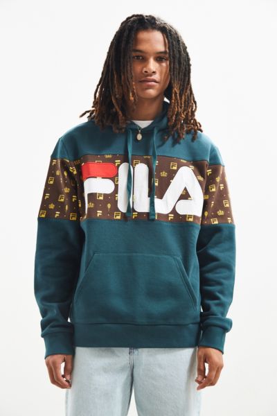 fila sweatshirt mens green