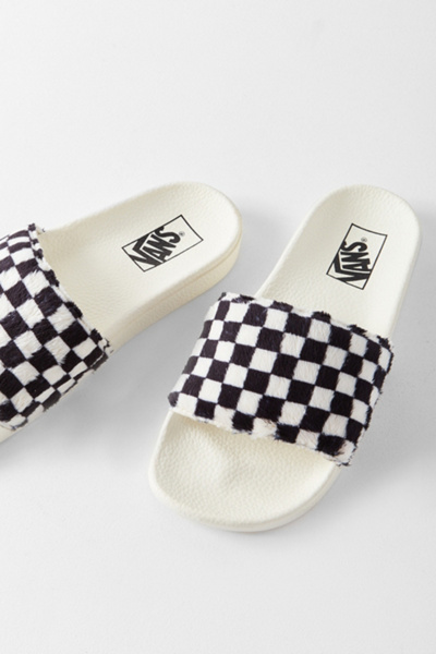 fluffy vans slides