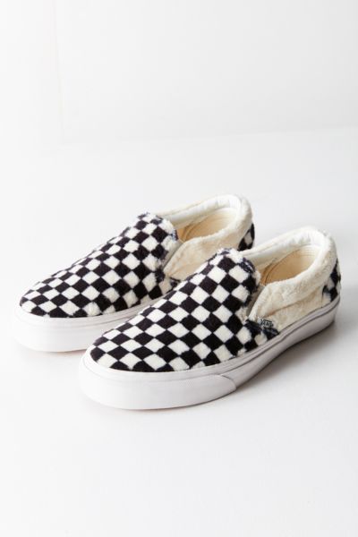 vans slip on sherpa