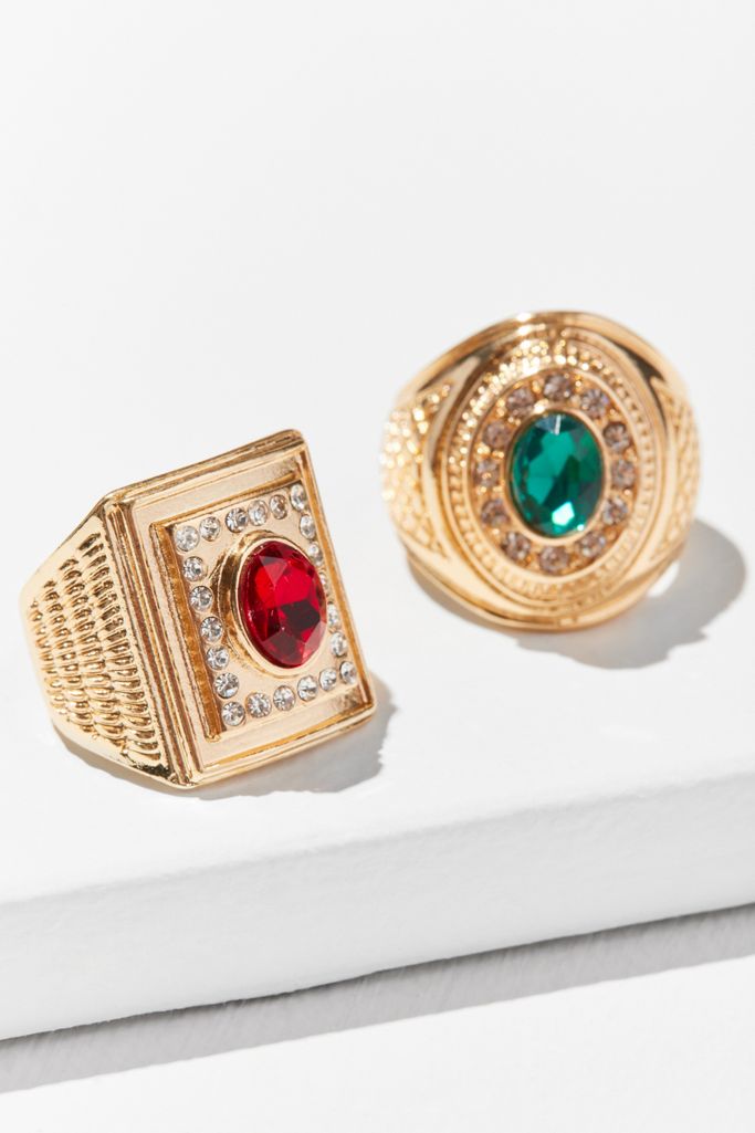 Collegiate Ring Set Urban Outfitters