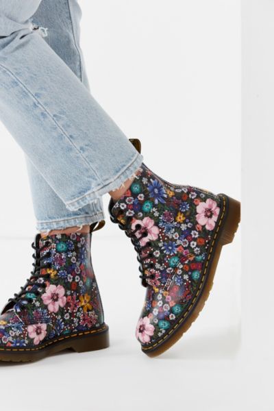 dr martens patterned shoes