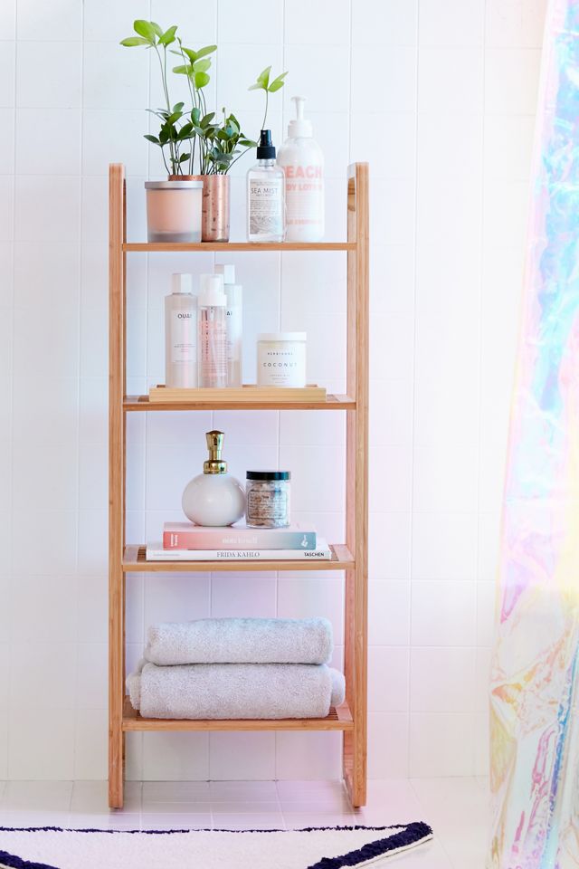 Bamboo Tiered Shelf Urban Outfitters