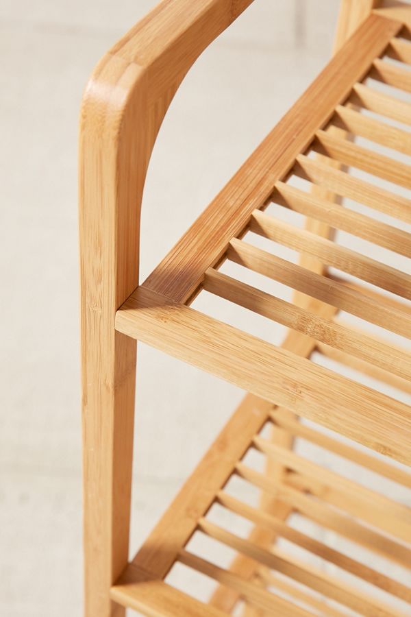 Bamboo Tiered Shelf Urban Outfitters