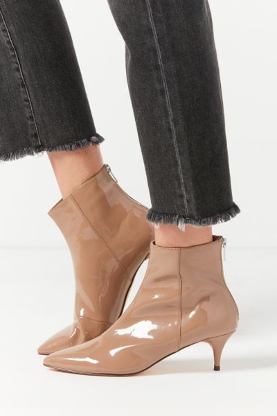 Bailey Patent Kitten Heel Ankle Boot | Urban Outfitters