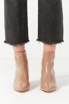 patent kitten heel ankle boots