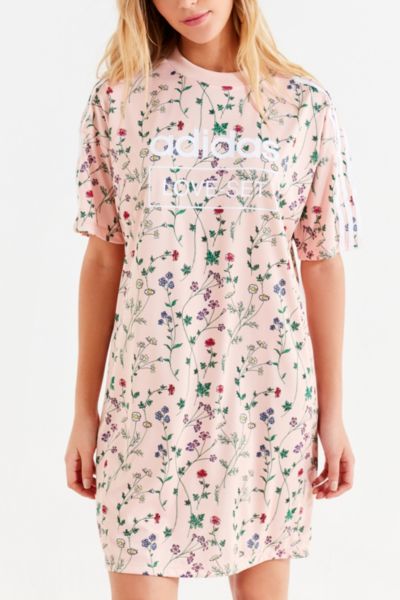 adidas floral dress