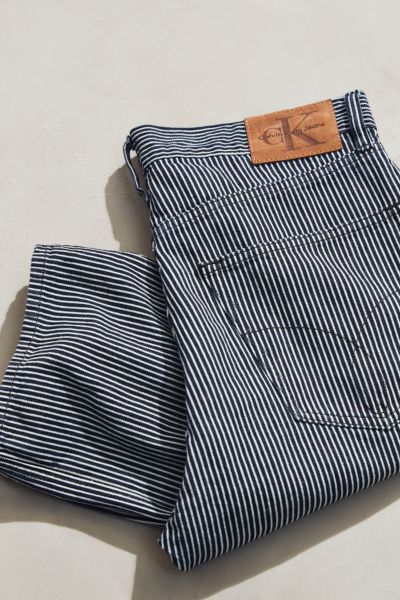 calvin klein pinstripe pants