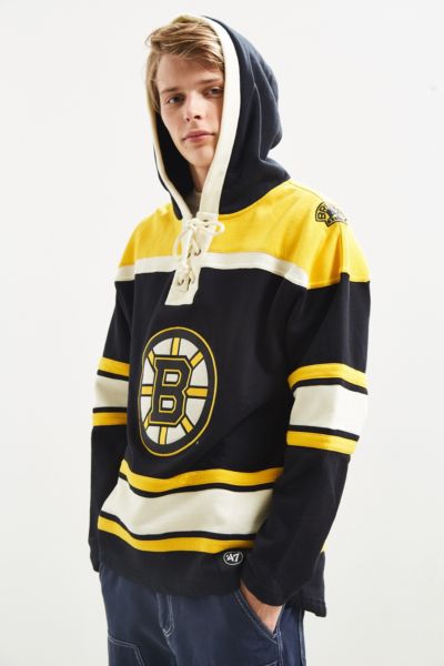 bruins lacer hoodie